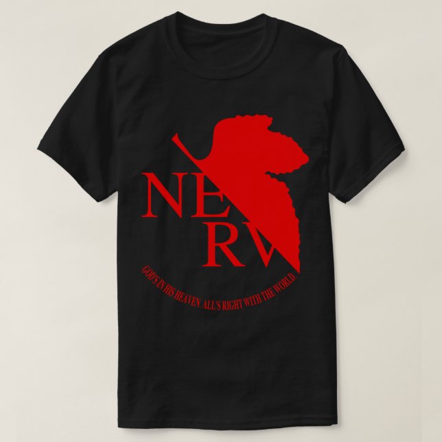 T-shirt Logo Nerv, Neon Genesis Evangelion Essential T-Shi (Design devant)