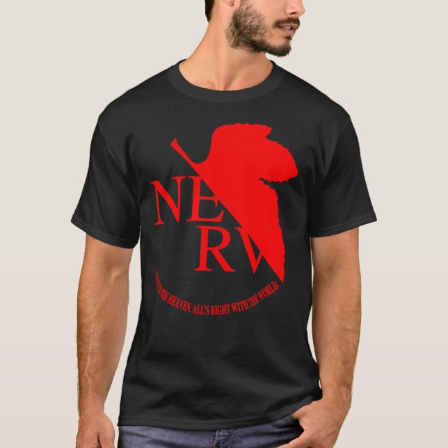 T-shirt Logo Nerv, Neon Genesis Evangelion Essential T-Shi (Devant)