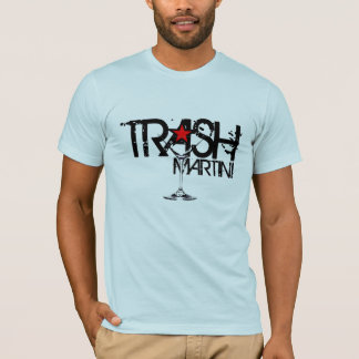 T-shirt Logo noir de Martini de DÉCHETS