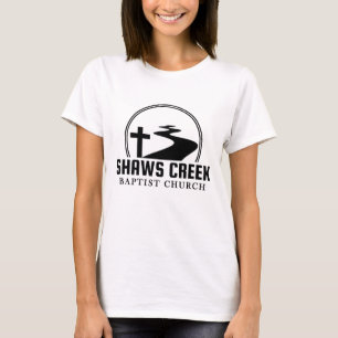 T-shirt Logo noir de Shaw's Creek Chemise femmes