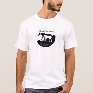 T-shirt Logo noir et blanc d'adulte -