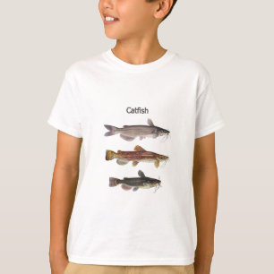 T-shirt Logo nord-américain de poisson-chat