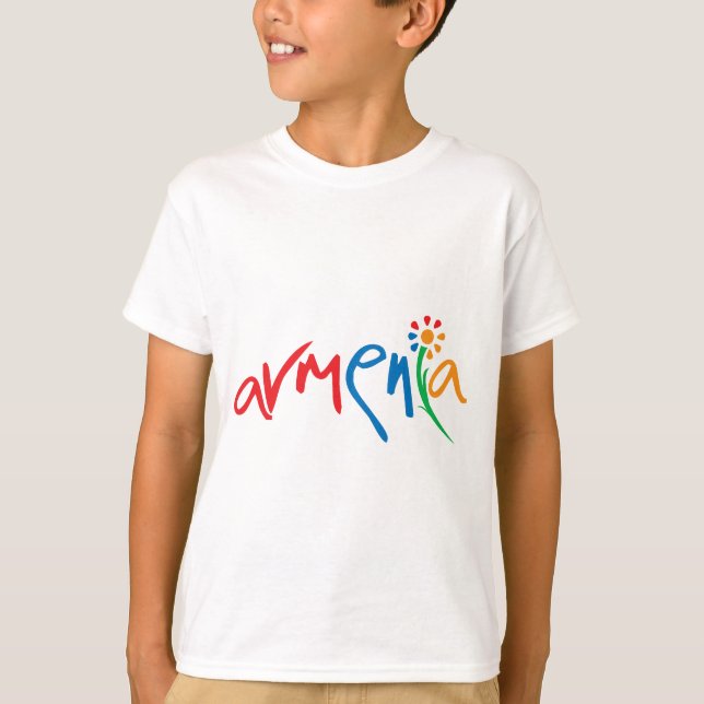 T-shirt Logo officiel arménien (Devant)