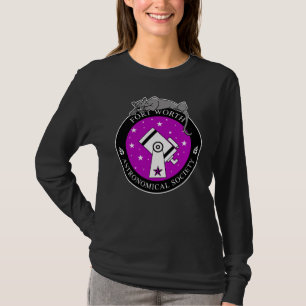 T-shirt Logo Officiel Femme Longue Manche Chemise Noire