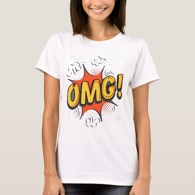 T-shirt logo OMG (Devant)