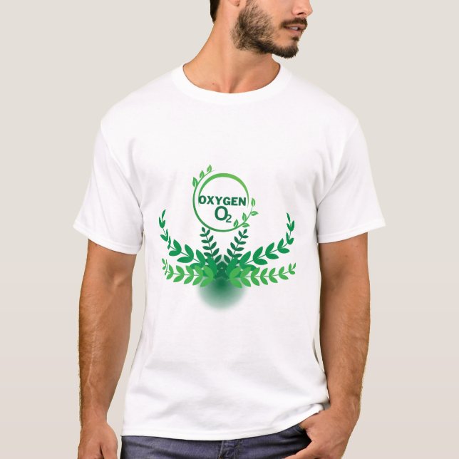 T-shirt Logo "OXYGÈNE" conçu (Devant)