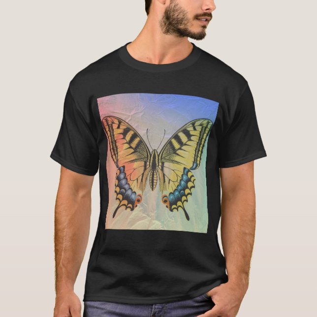 T-shirt Logo papillon : Élégance en mouvement (Devant)