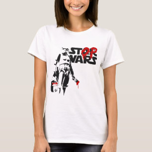 T-shirt Logo Parodie Stop Wars