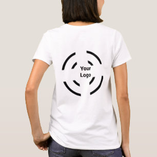 T-shirt Logo personnalisé simple et élégant ici société