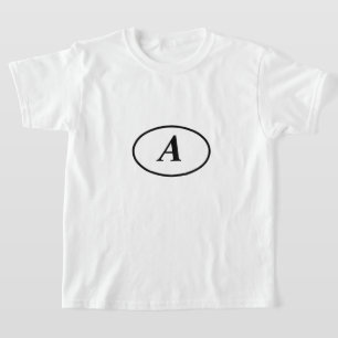 T-shirt Logo personnalisé simple et élégant ici société T