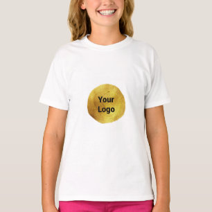 T-shirt Logo personnalisé simple et élégant ici société T