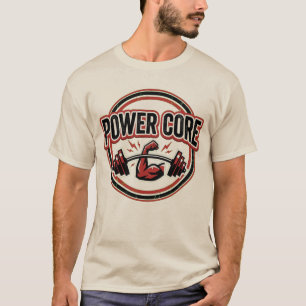T-shirt Logo Power Core Gym