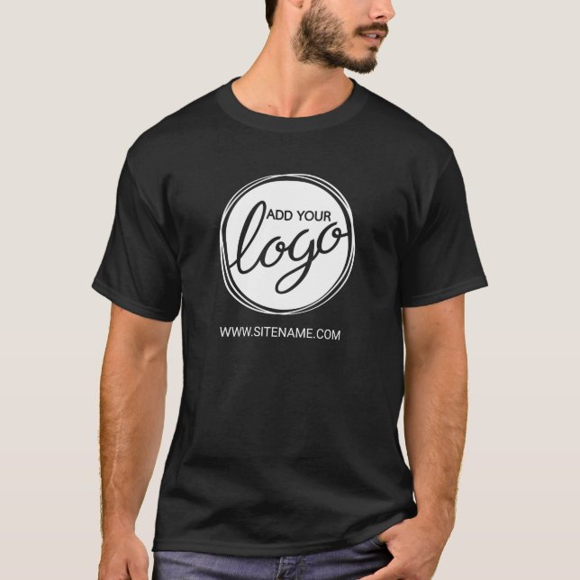 T-shirt Logo professionnel personnalisé avec texte personn (Devant)