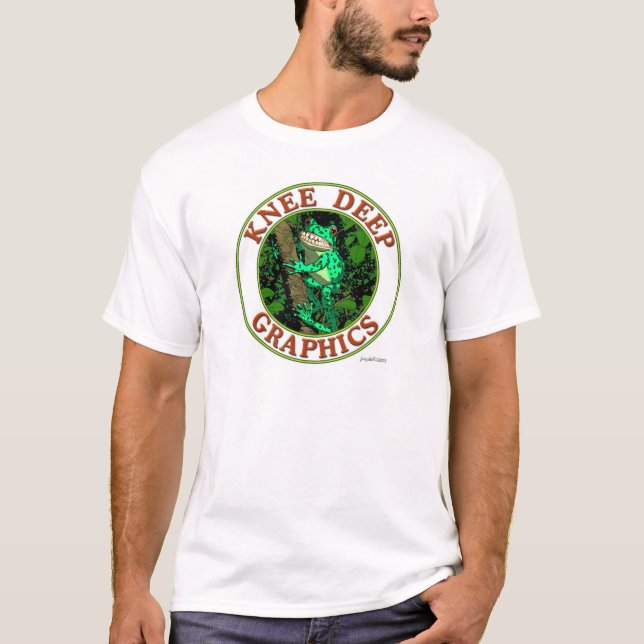 T-shirt Logo profond de graphiques de genou (Devant)