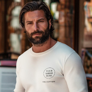 T-shirt Logo promotionnel personnalisé - Pas de commande m