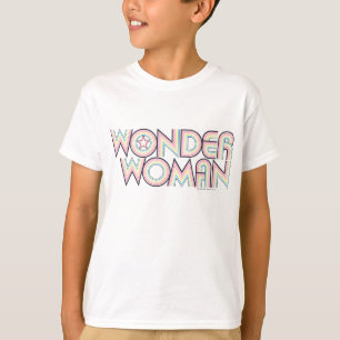 T-shirt Logo Rainbow Wonder Woman