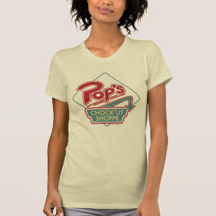 T-shirt Logo rouge de la boutique Pop's Chock'Lit