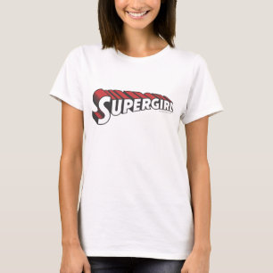 T-shirt Logo rouge et blanc de Supergirl