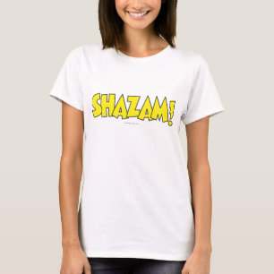 T-shirt Logo Shazam Jaune