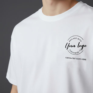 T-shirt Logo simple et texte moderne de la marque commerci