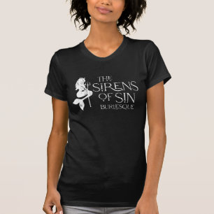 T-shirt Logo Sirens of Sin avec slogan femmes