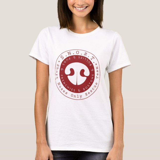 T-shirt Logo Snort Red Tee 2016 - Femmes (Devant)