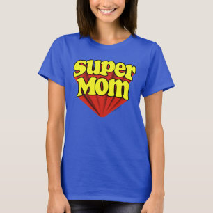 T-shirt Logo Super Mom Fête des mères