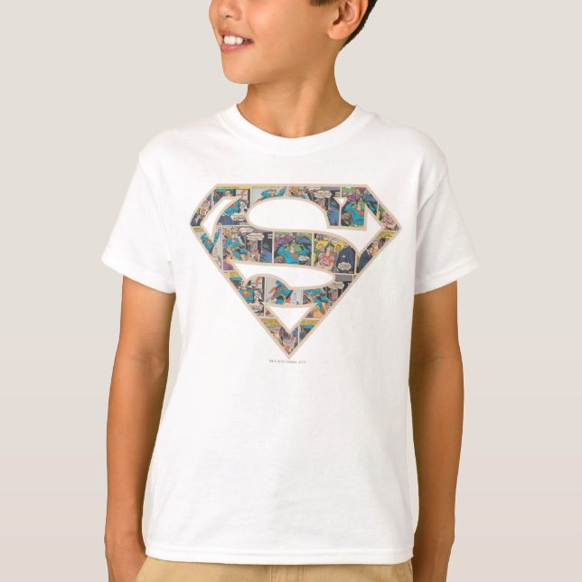 T-shirt Logo Supergirl Comic Strip (Devant)