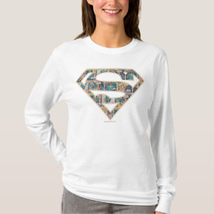 T-shirt Logo Supergirl Comic Strip