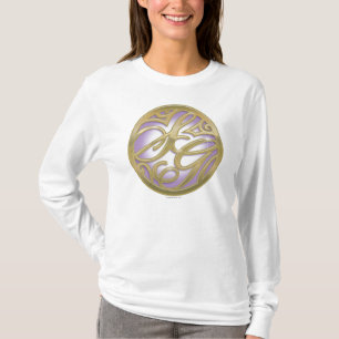 T-shirt Logo Supergirl Gold & Purple Circle