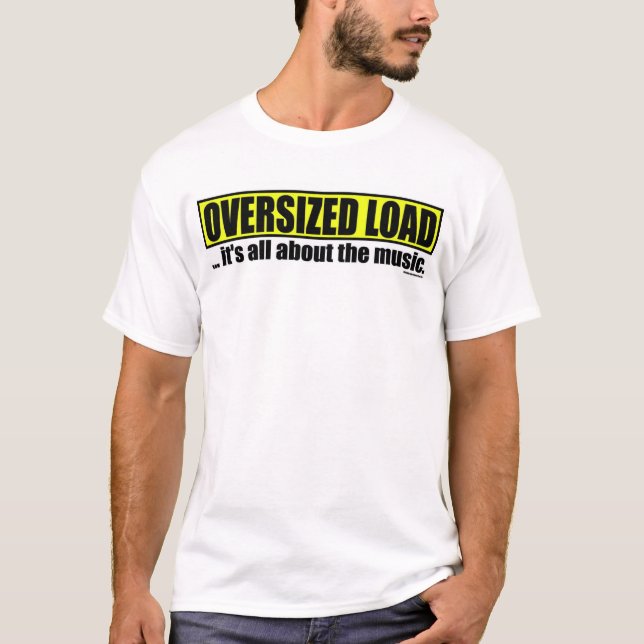 T-shirt Logo SURDIMENSIONNÉ de CHARGE (Devant)
