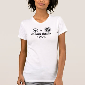 T-shirt Logo T d'amour de moutons noirs