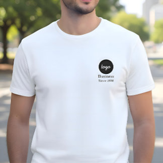 T-shirt Logo Text Since Year Business Employees Customized