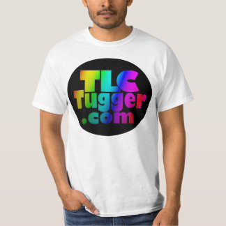 T-shirt Logo TLC Tugger - arc-en-ciel dans un ovale noir