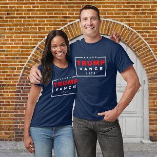T-shirt Logo Trump Vance 2024 Classic Rectangle