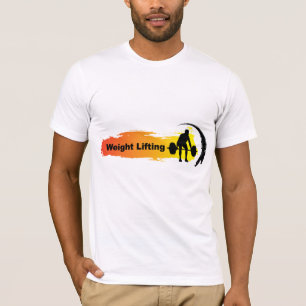 T-shirt Logo unique d'haltérophilie