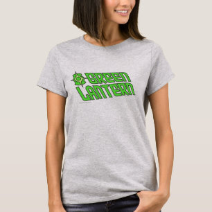 T-shirt Logo vert de lanterne incliné