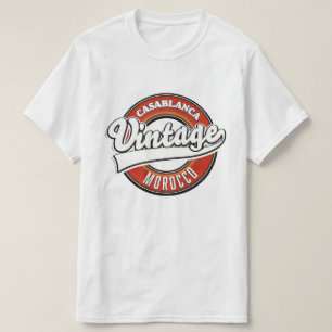 T-shirt Logo Vintage Casablanca Maroc