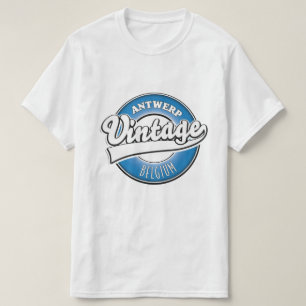 T-shirt Logo vintage d'Anvers Belgique