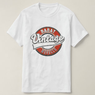 T-shirt Logo vintage de Rabat maroc