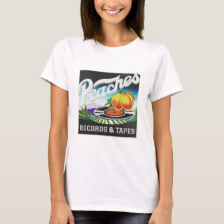 T-shirt Logo vintage des enregistrements et bandes de pêch
