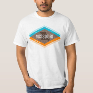 T-shirt Logo Vintage Missouri Retro du milieu du siècle mo