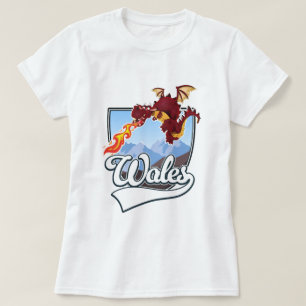 T-shirt logo Wales Dragon