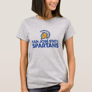 T-shirt Logo Wordmark en détresse des Spartans de San Jose