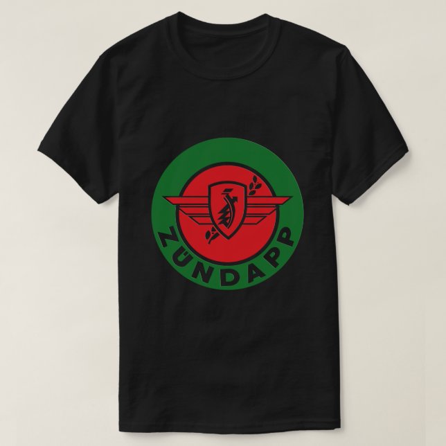 T-shirt Logo Zundapp Motorrad Motorcycle classique Bagde C (Design devant)