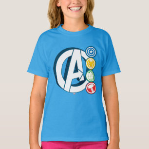 T-shirt Logos de personnages des Avengers
