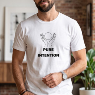 T-shirt Loi d'Attraction Intention Pure Mains Ouvertes