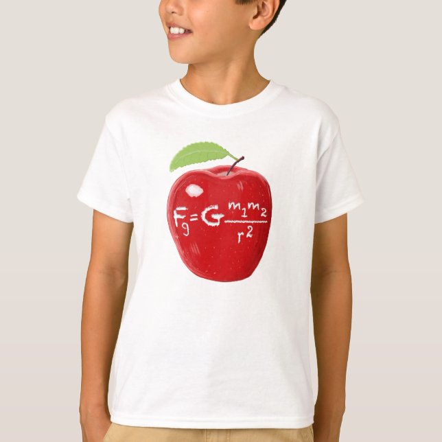 T-shirt Loi d'Isaac Newton de professeur de Sciences de la (Devant)