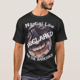 T-shirt Loi martiale déclarée par Trump Hit ler Républicai