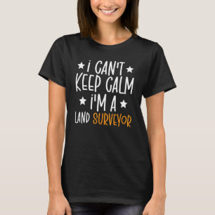 T-shirt Loi sur l'arpentage Cartographe arpenteur